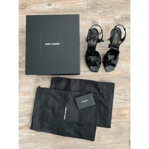 NEW IN BOX SAINT LAURENT Black Heels